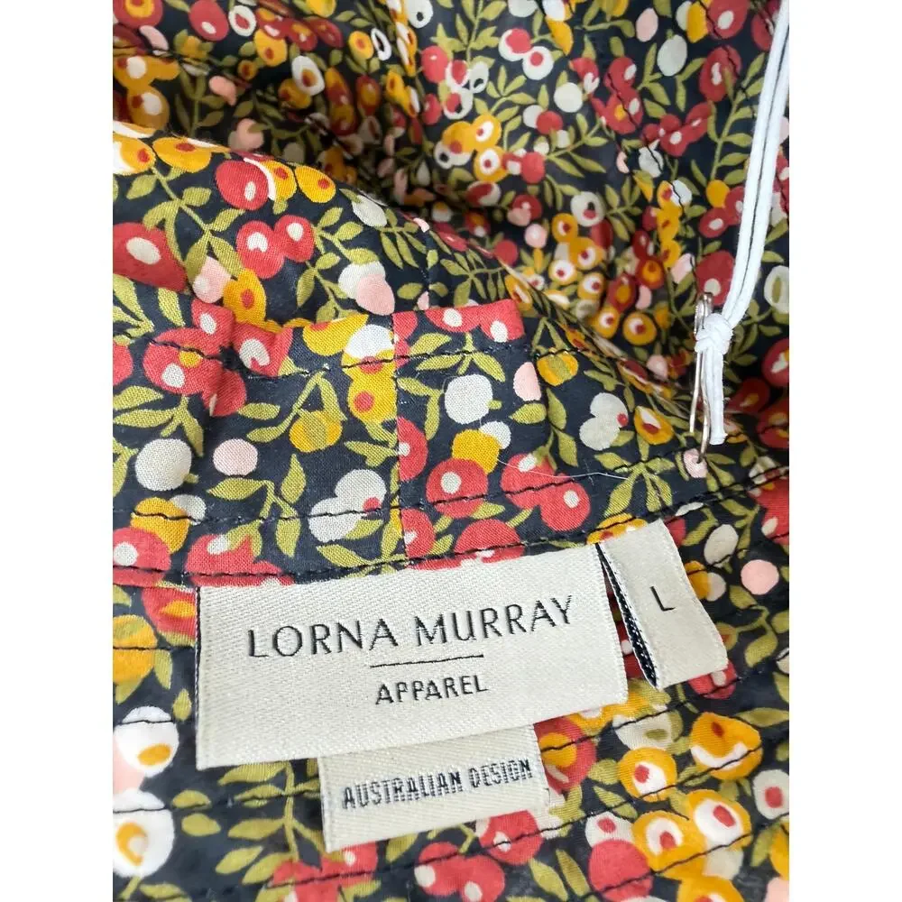 Lorna Murray Free People Caravan Garden Lyon Berries Bucket Hat Size Large NWT